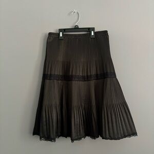 Hagall Size 10 Black A-Line Skirt